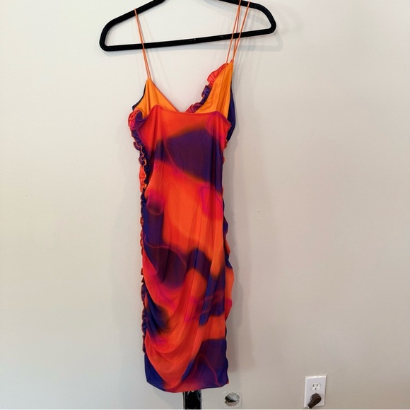 H:OURS Revolve Quintana Dress Candy Ombre Midi DRESS SIZE XS 1886 - Picture 7 of 9
